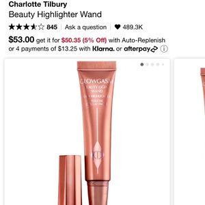 Charlotte Tilbury Beauty Highlighter Wand